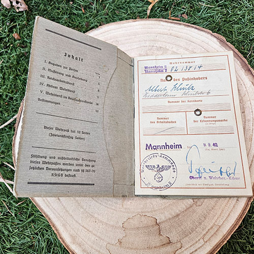 German WWII Wehrpas - Image 3