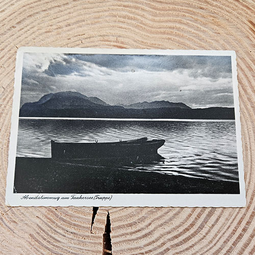 WWII German Feldpost Postcard – Faaker See, Austria – 1942 - Image 3